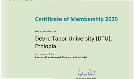 Exciting News for Debre Tabor University Faculty!
